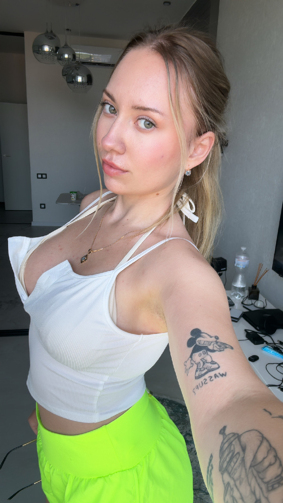 KateV in her underwear in Brasilia